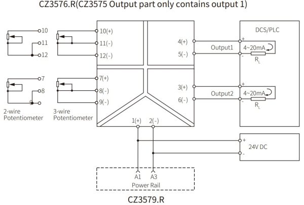 Схема установка преобразователя сигнала CZ3579.R